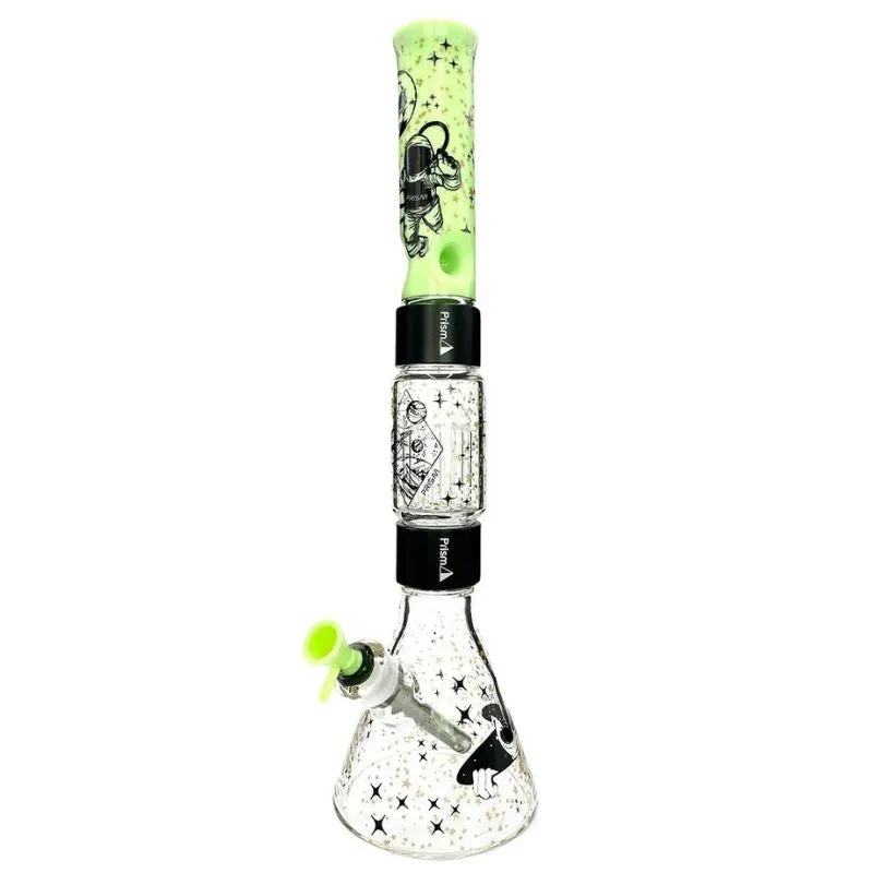 20" Halo Bong Spaced Out Beaker Double Stack