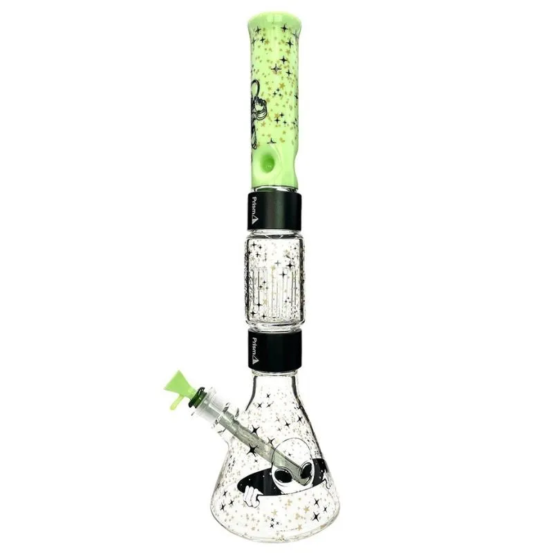 20" Halo Bong Spaced Out Beaker Double Stack