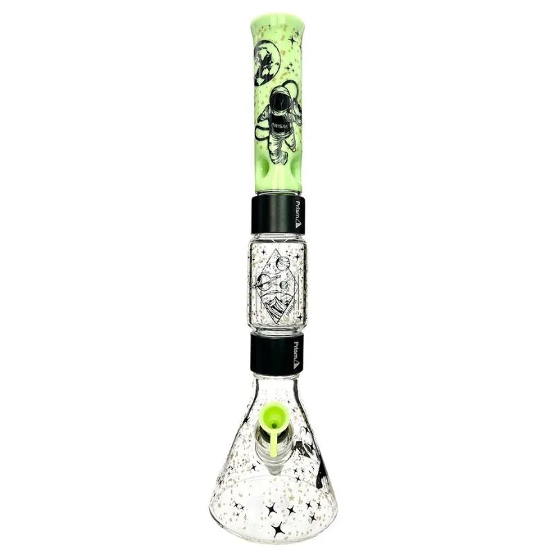 20" Halo Bong Spaced Out Beaker Double Stack