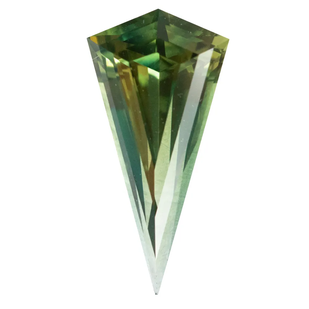 4.22CT KITE AUSTRALIAN SAPPHIRE, GREEN, 17.62X8.22MM