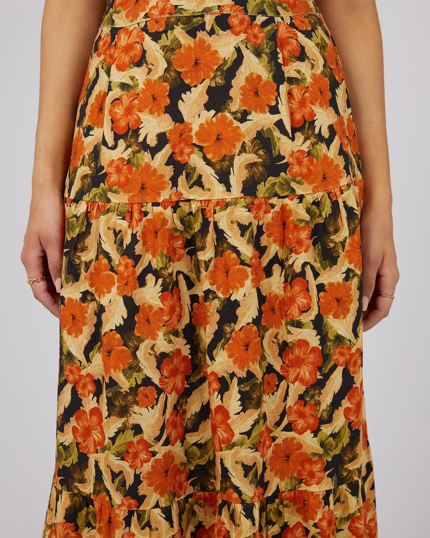 All ABout Eve Margot Floral Maxi Skirt - Print