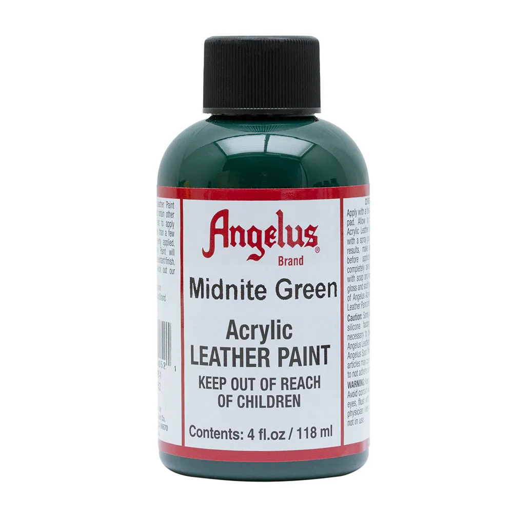 Angelus Midnite Green Leather Paint 041