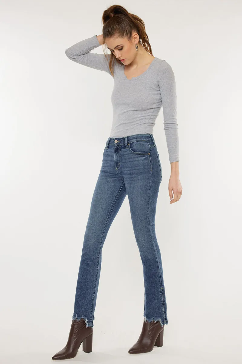 Arlet Mid Rise Baby Bootcut Jeans