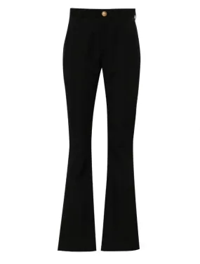 Balmain twill flared trousers