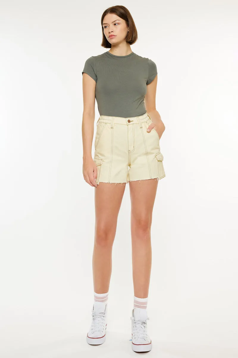 Cassie High Rise Carpenter Shorts