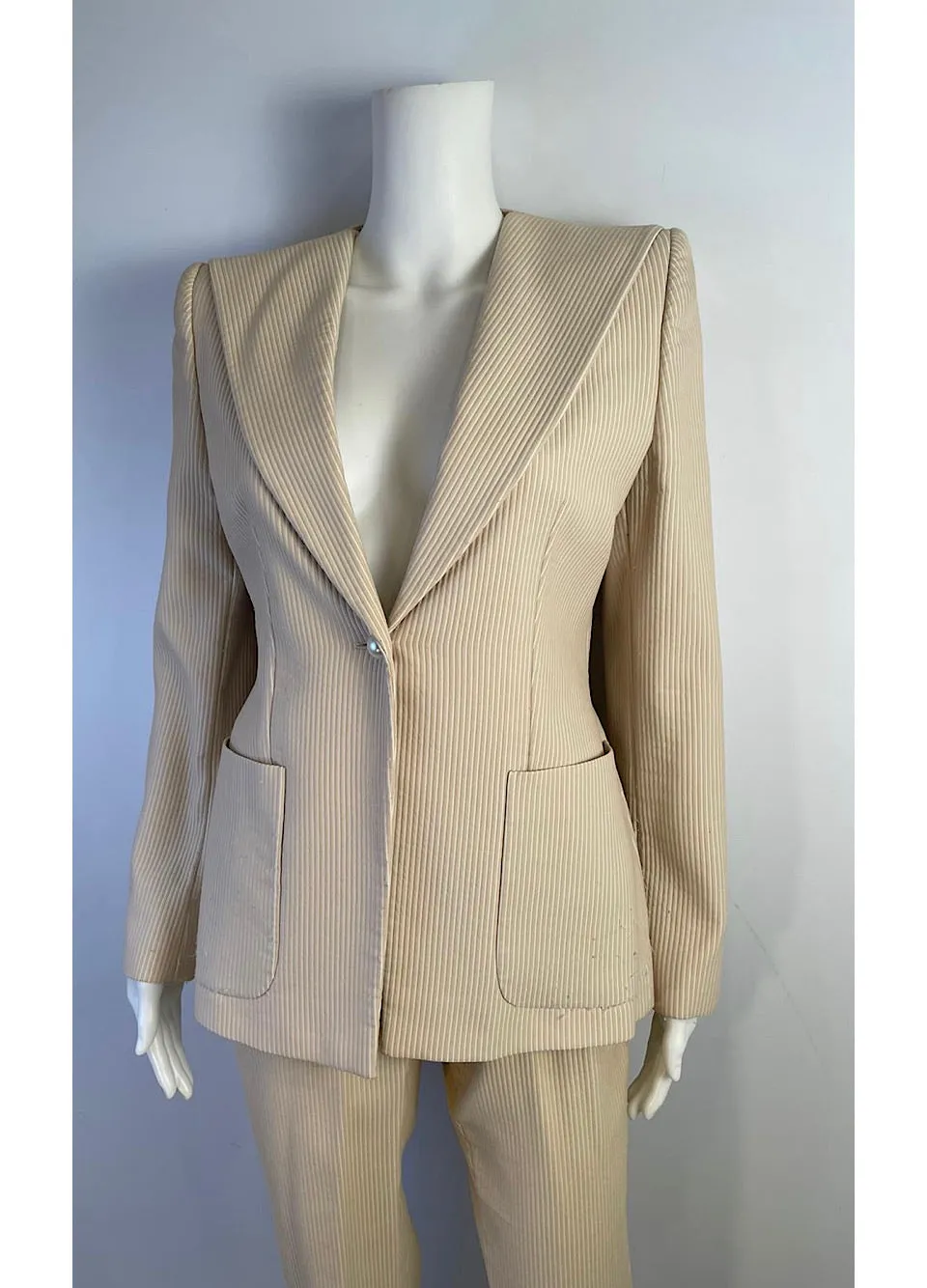 Chanel 01P 2001 Spring Pant Suit Set FR 38 US 4