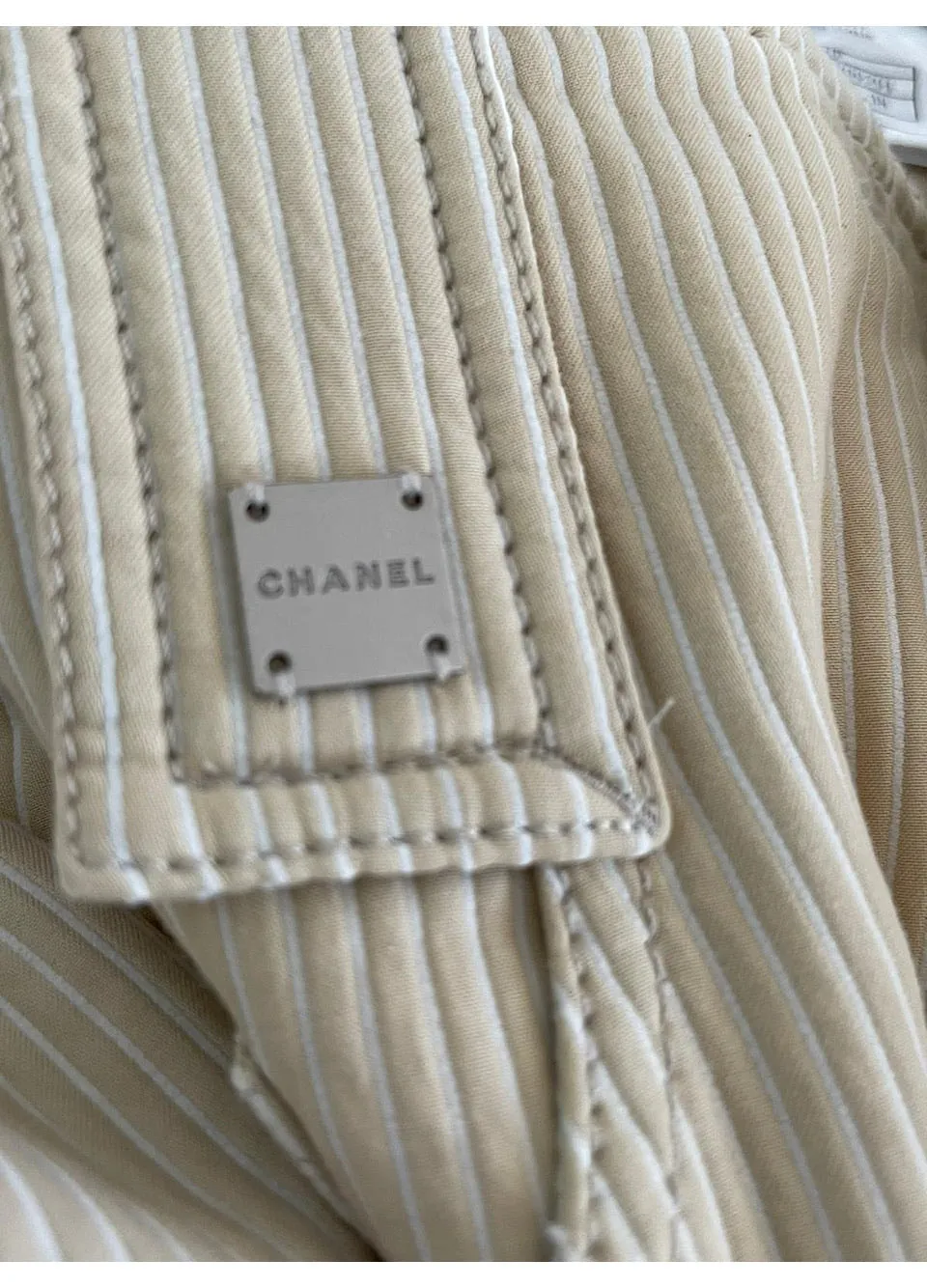 Chanel 01P 2001 Spring Pant Suit Set FR 38 US 4