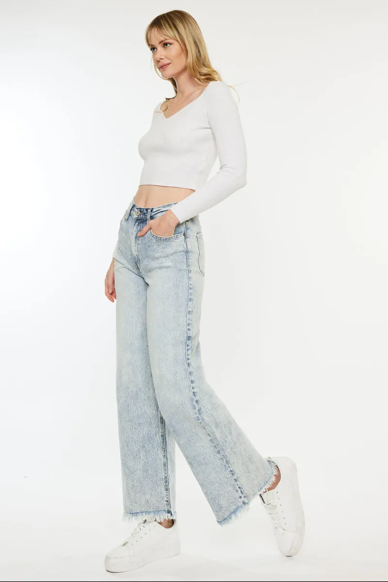 Colbie High Rise Wide Leg Jeans