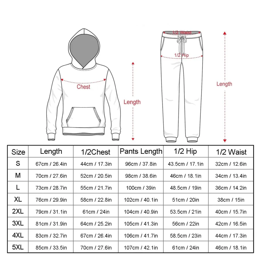 Custom Pet Face Bone Foot Print Unisex Hoodie&Sweatpant Set Personalized Couple Loose Hooded Pullover Casual Joggers