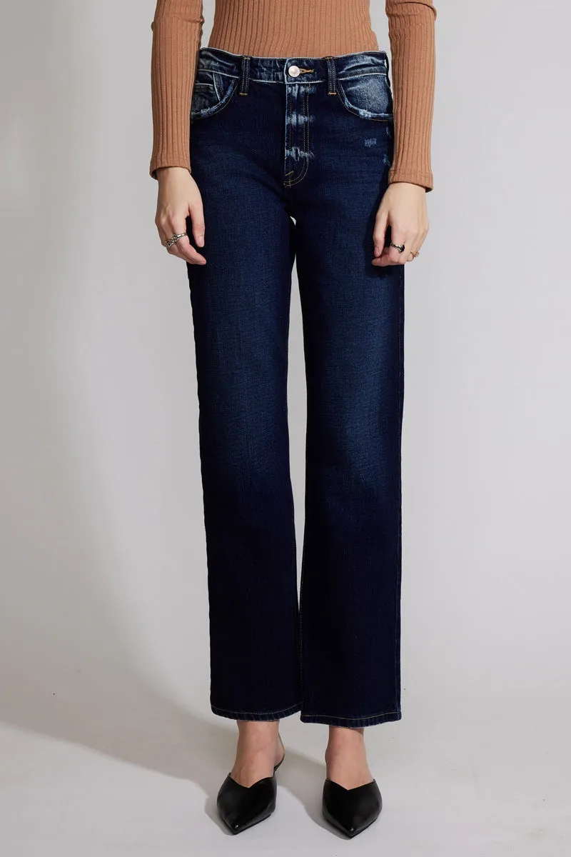 Delores  Premier High Rise Straight Jeans