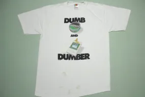 Dumb And Dumber Vintage 1998 90's Anti Smoking Parody Movie Promo T-Shirt