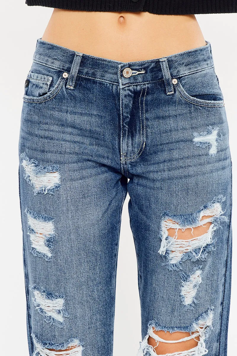 Effy Mid Rise Boyfriend Jeans