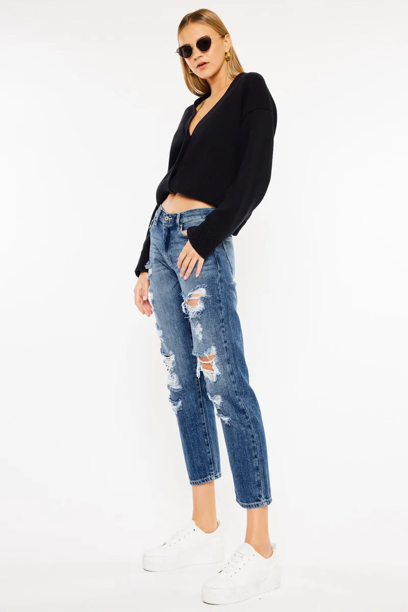 Effy Mid Rise Boyfriend Jeans