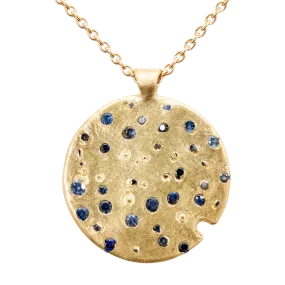 Extra Large Blue Constellation Necklace - 9891