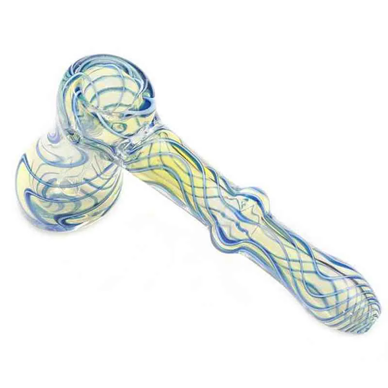 Glass hammer bubbler pipe 15 cm