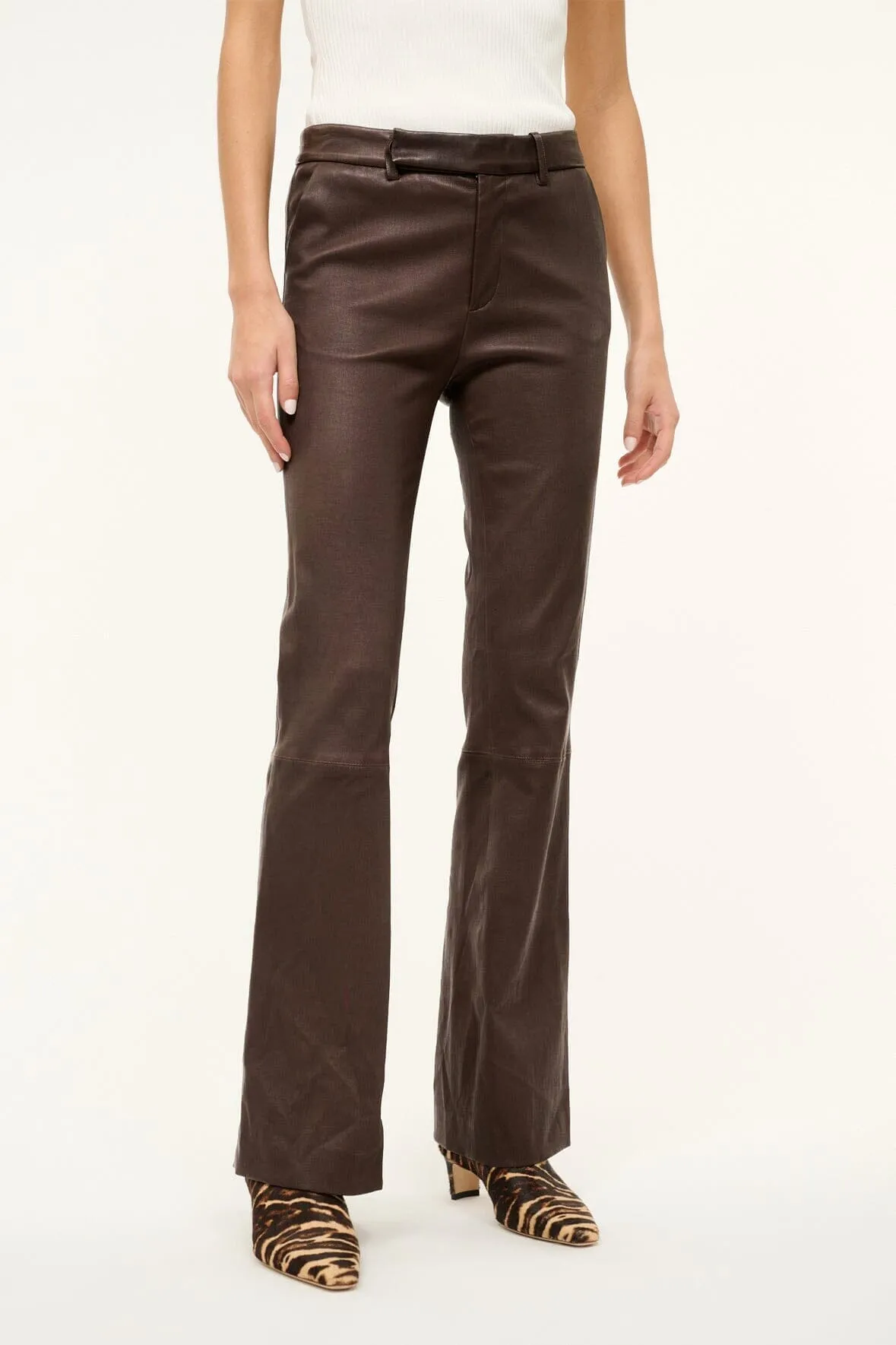 HANOVER LEATHER PANT | TIRAMISU