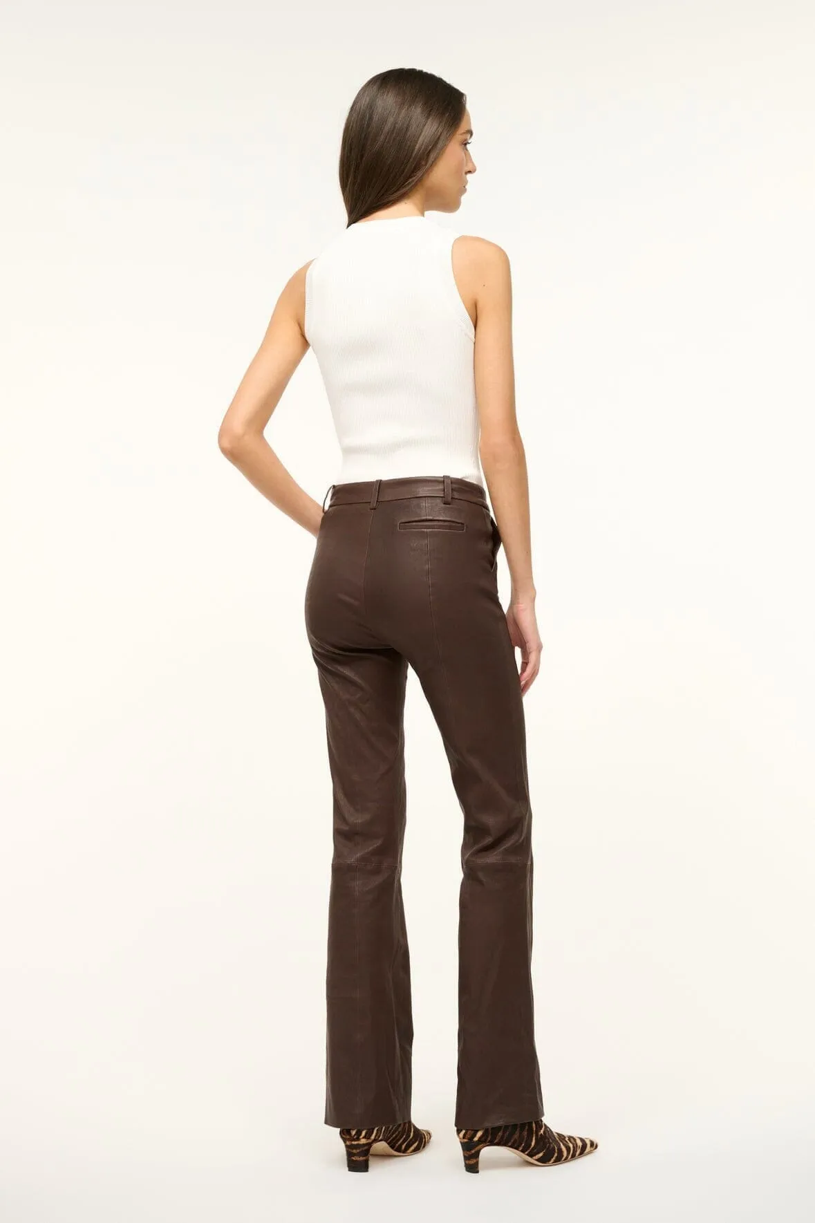 HANOVER LEATHER PANT | TIRAMISU