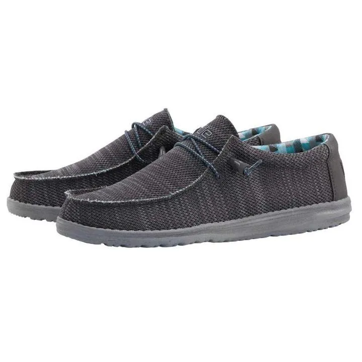 'Hey Dude' Men's Wally Sox - Charcoal