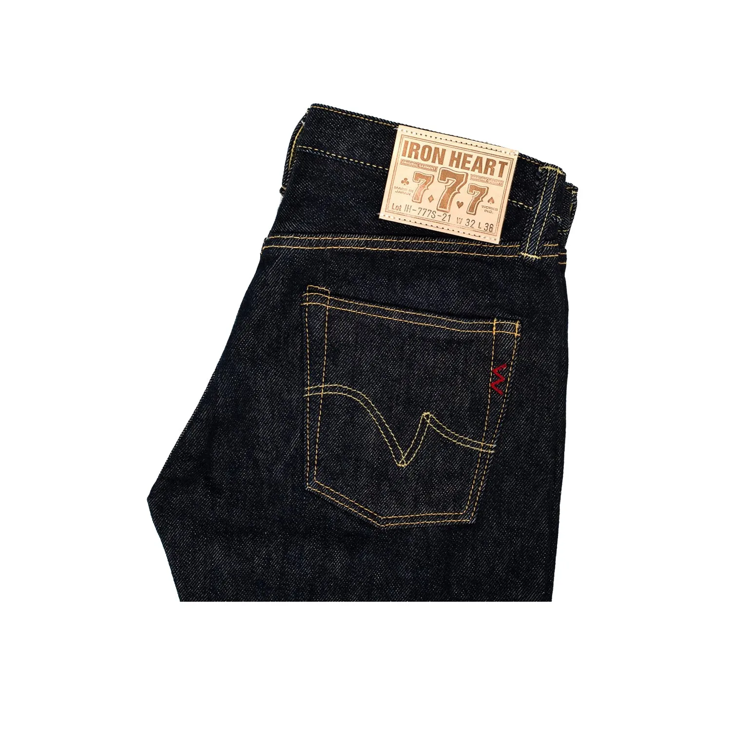 Iron Heart 21oz IH-777S-21 (32 Inseam) Super Slim Tapered Jean Indigo