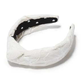 IVORY LACE KNOTTED HEADBAND