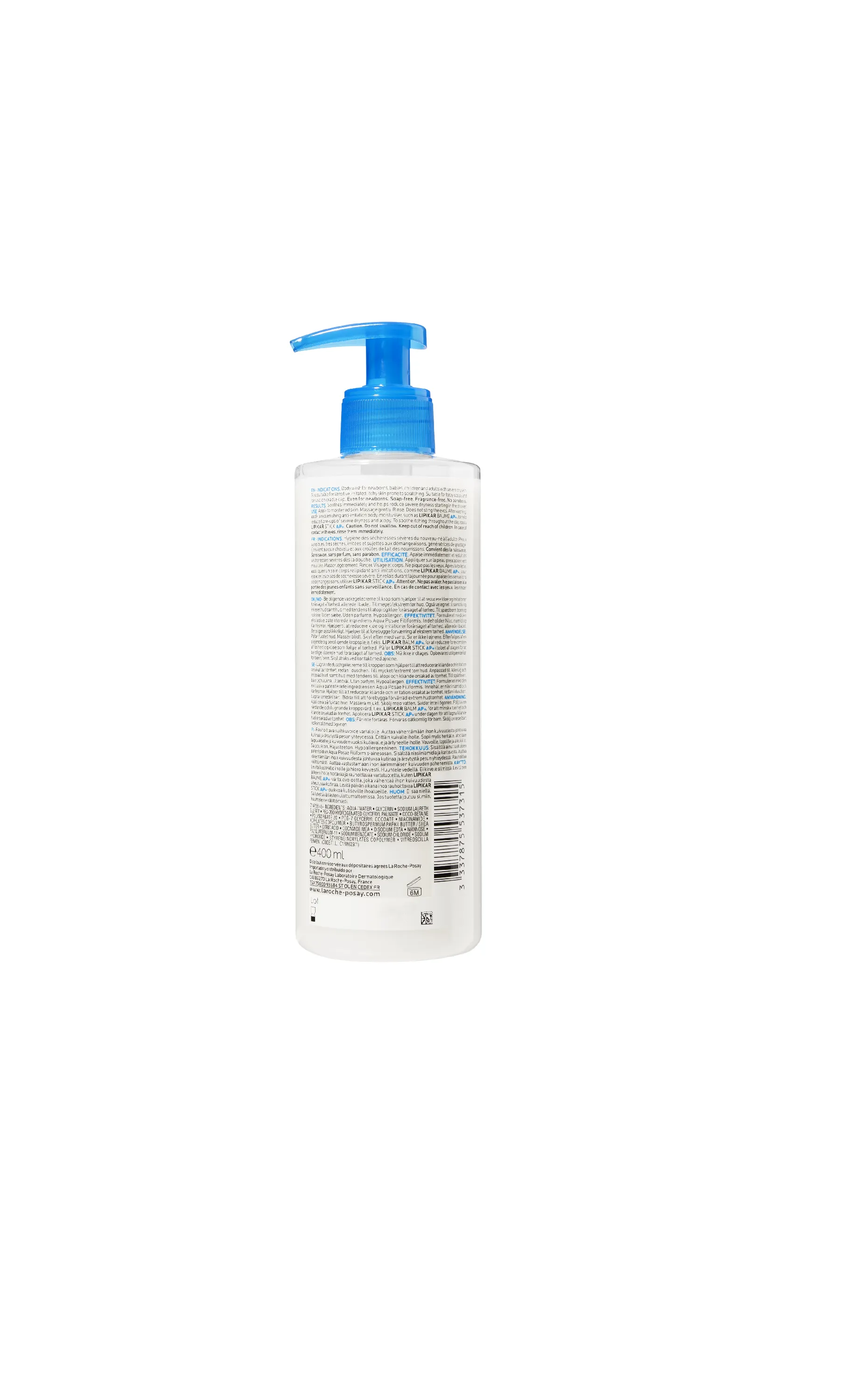 La Roche-Posay Lipikar Syndet AP  Cream Wash 400ml