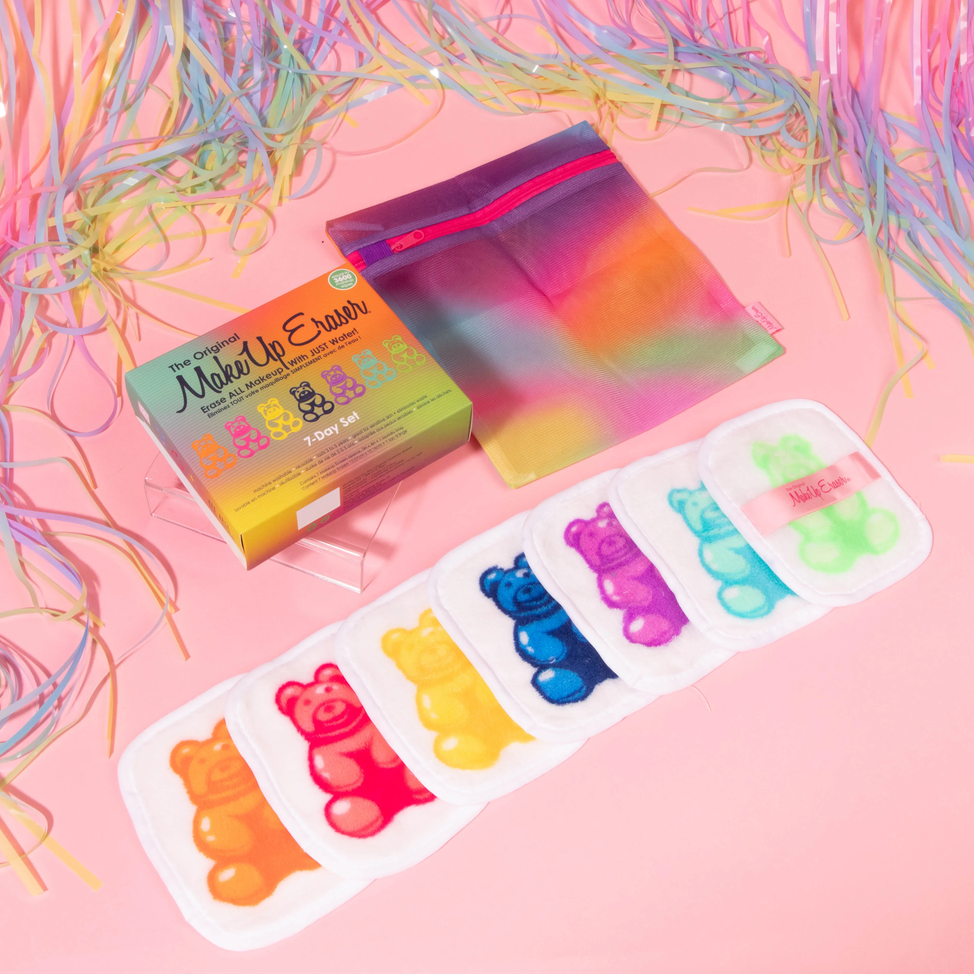 MAKEUPERASER Gummy Bear Set Toallas Desmaquillantes 7 Días