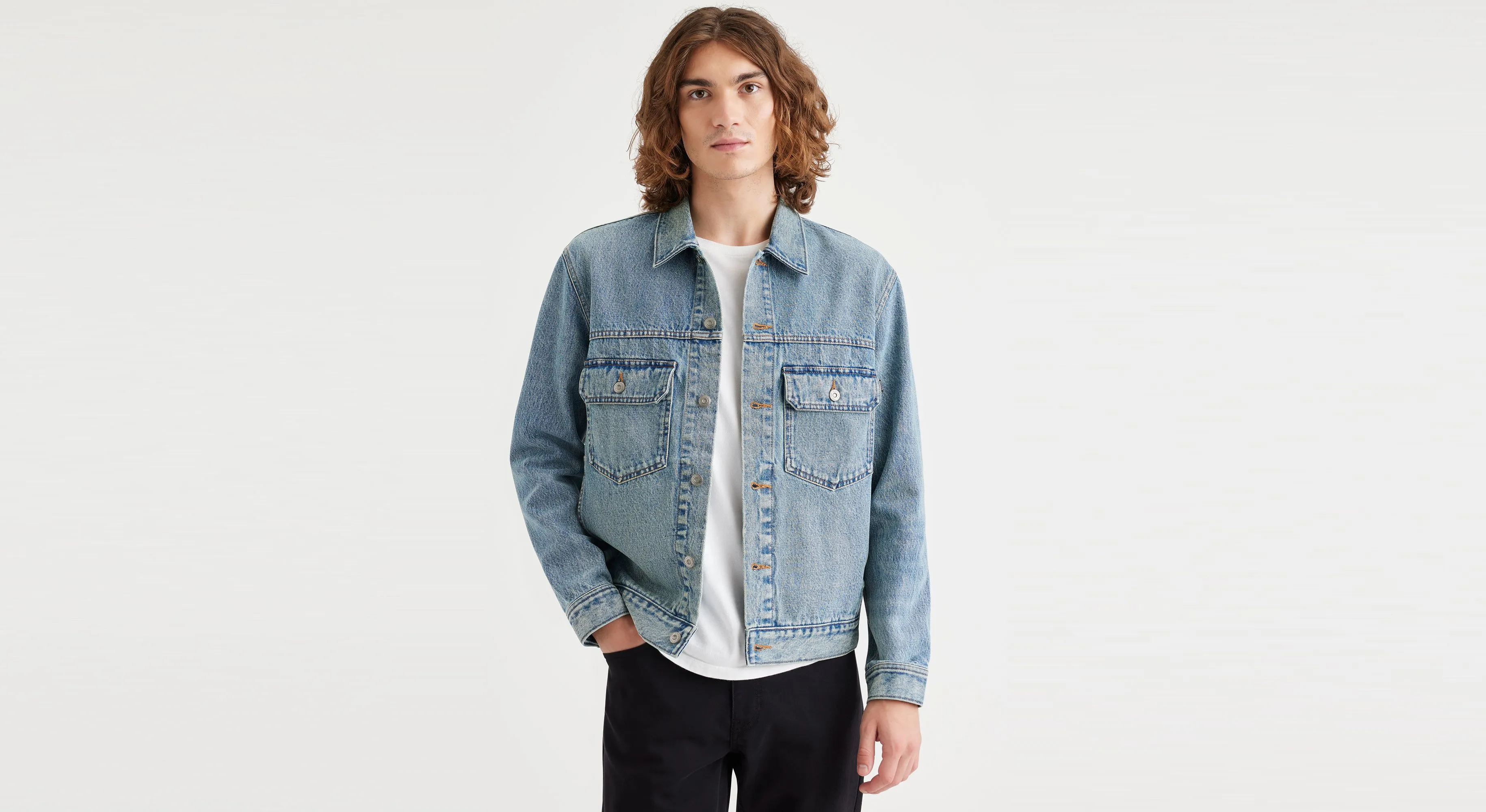 Men's Regular Fit Trucker Jacket