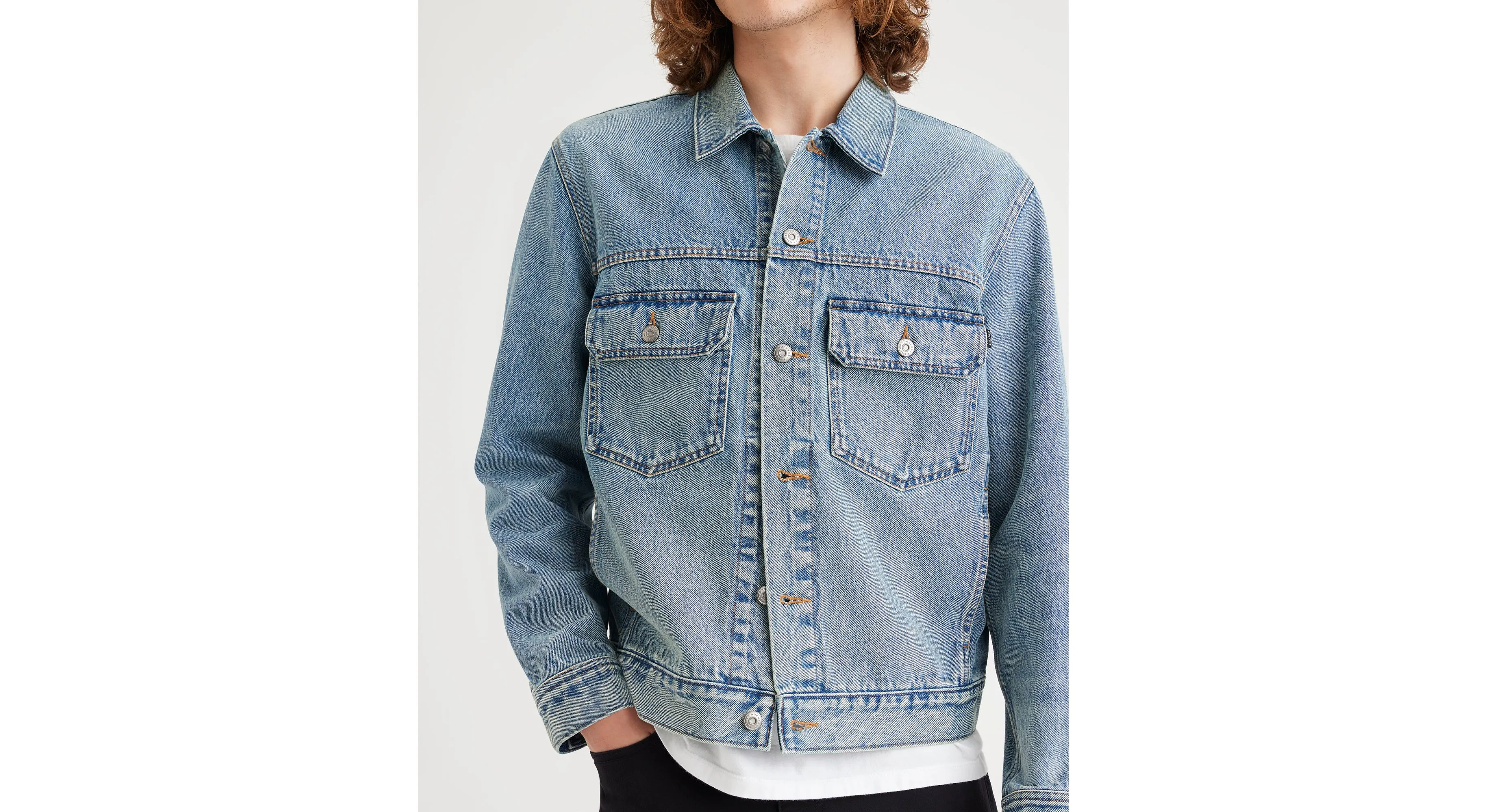 Men's Regular Fit Trucker Jacket