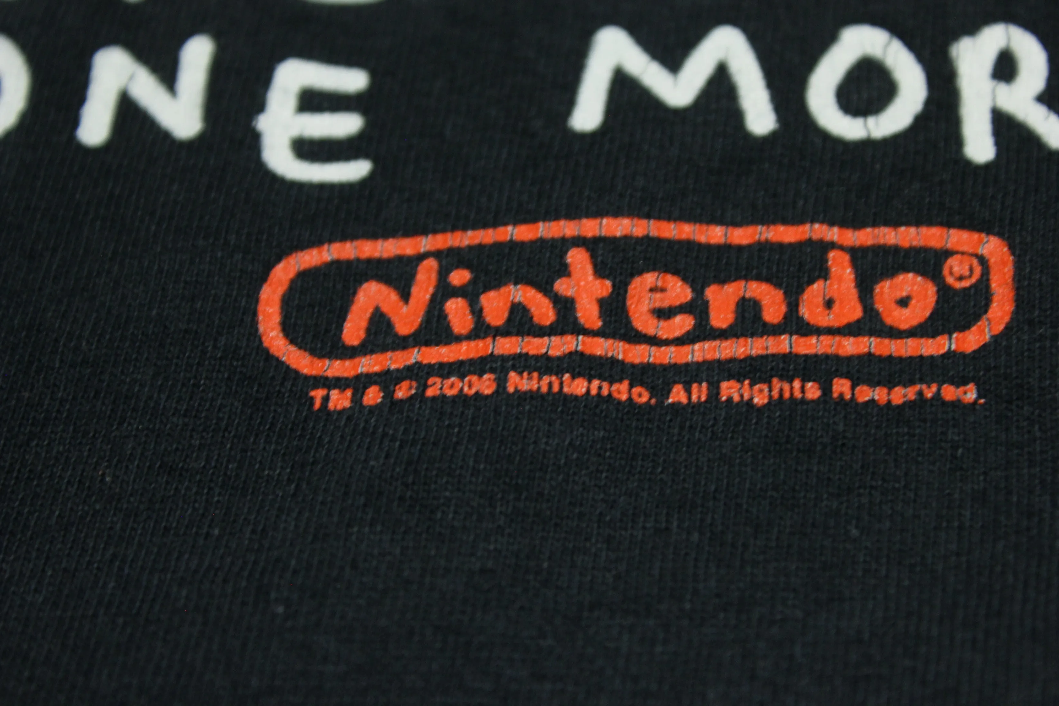 Nintendo Just One More Level 2000's  Delta Promo T-Shirt