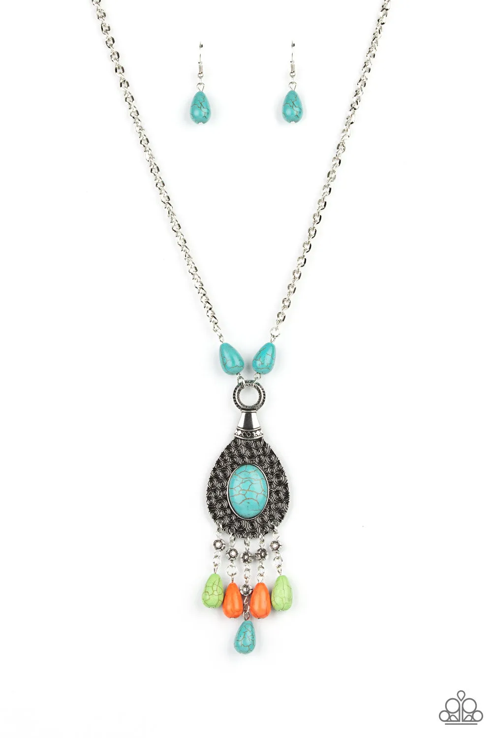 Paparazzi Necklace ~ Cowgirl Couture - Multi