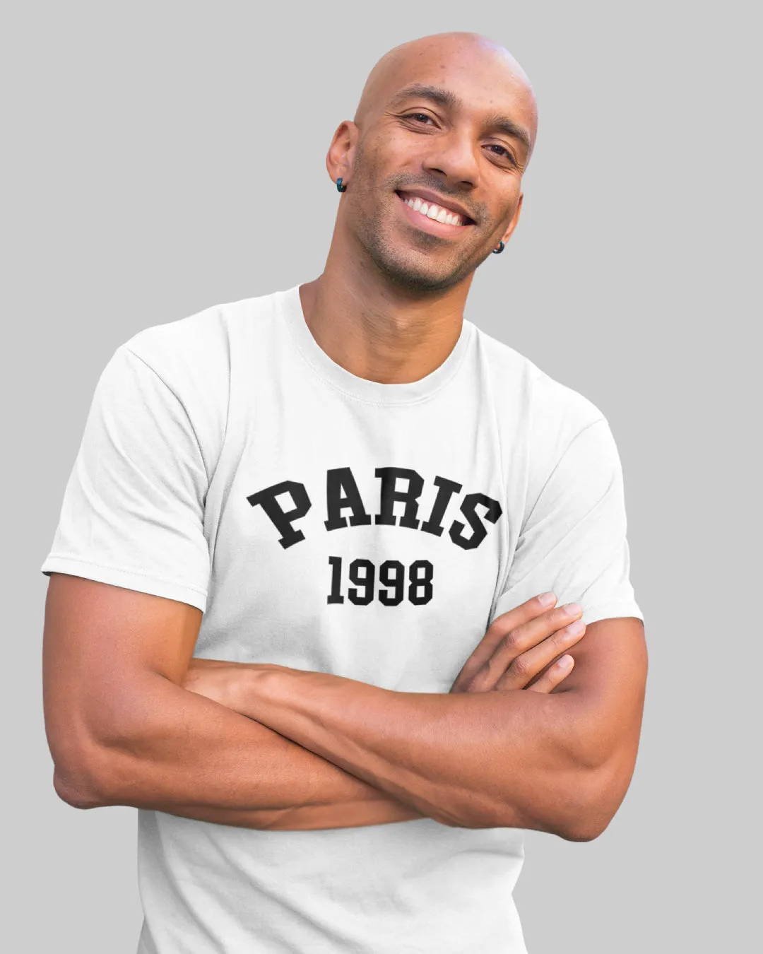 Paris 98 White Cotton Tee