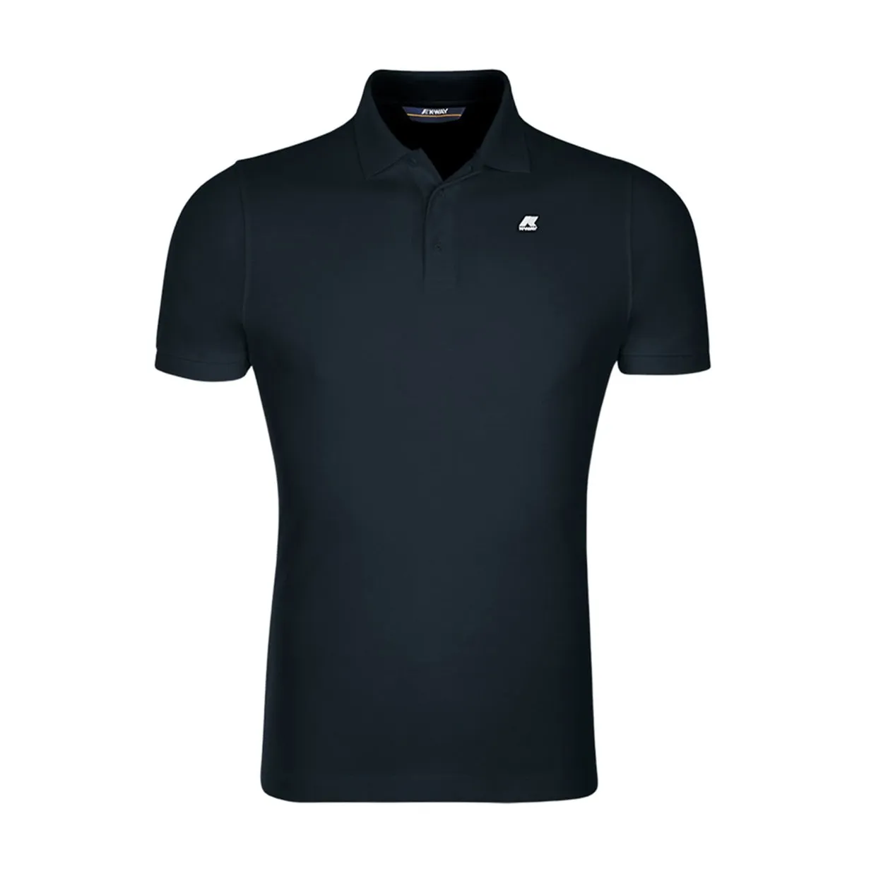 Polo K-Way Alain Cotton Piquet Blu