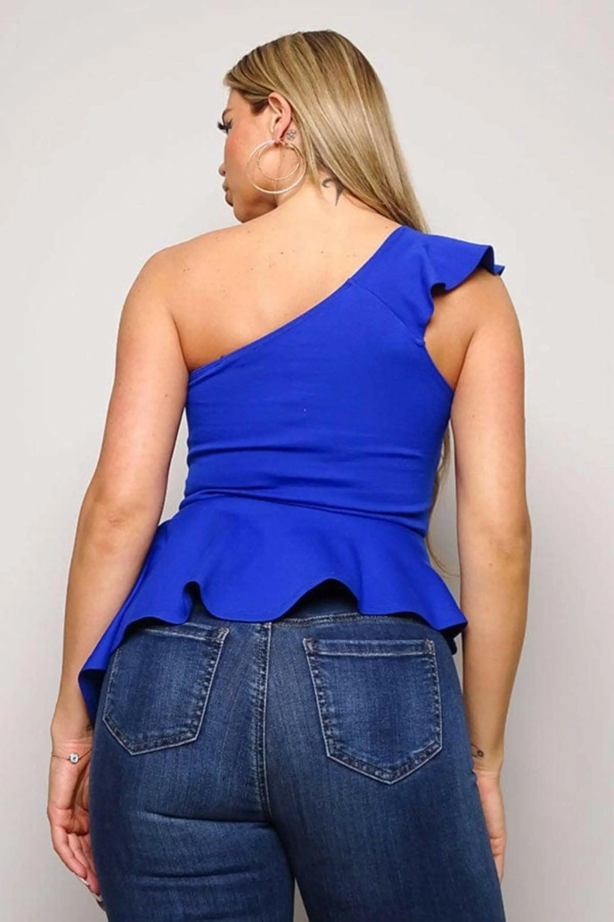 Ruffle Me Classy Peplum Tops