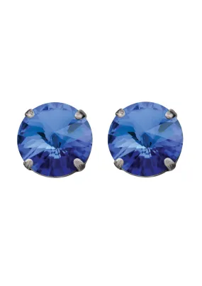 Sapphire Rivoli Studs