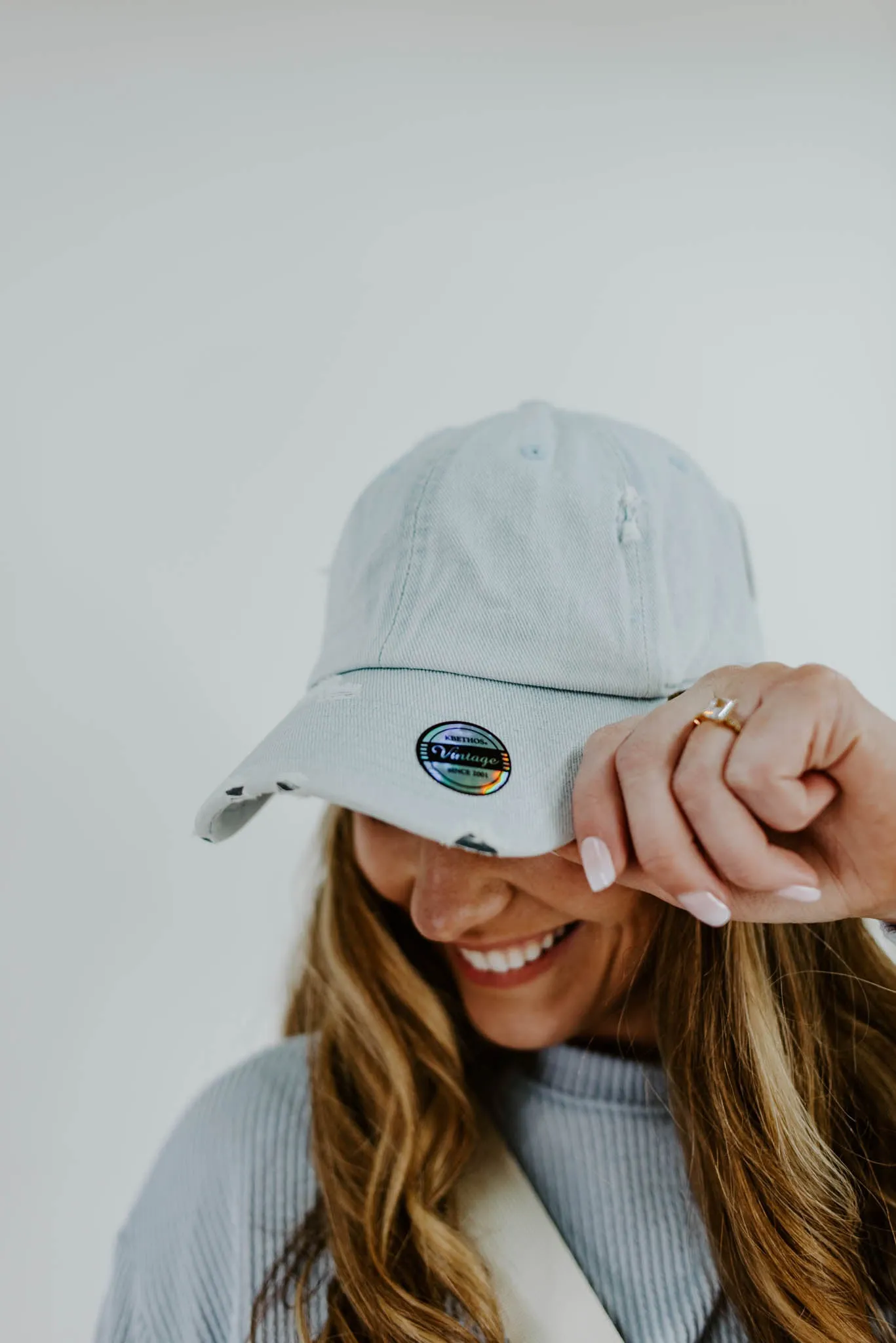 Shade Seeker Distressed Cotton Ball Cap