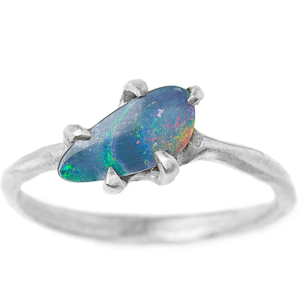 Sloan Ring With Opal