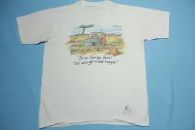 The Far Side Vintage 1987 Gary Larson Comic Strip  80's Single Stitch T-Shirt