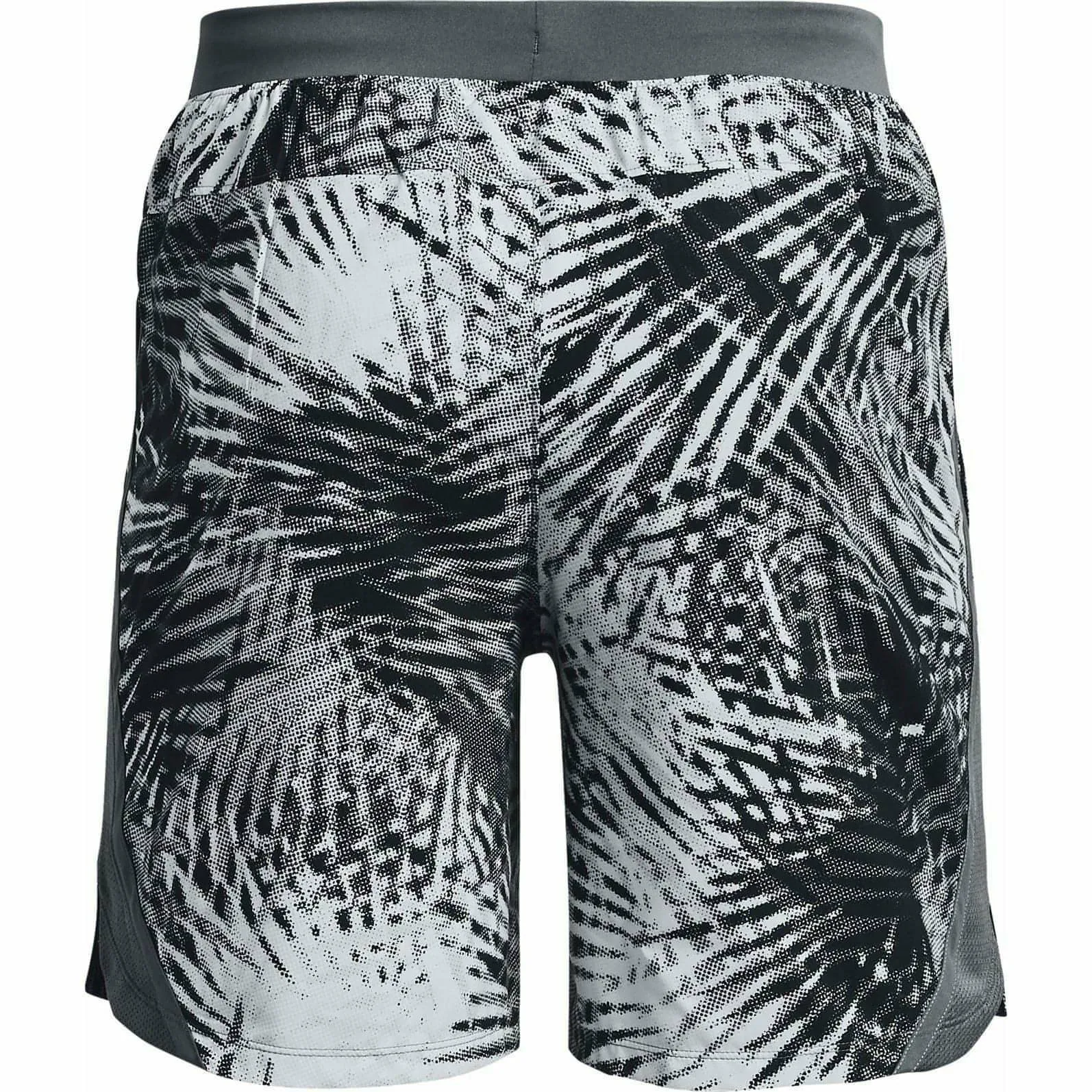 Under Armour Launch 7 Inch Print Mens Running Shorts - Grey