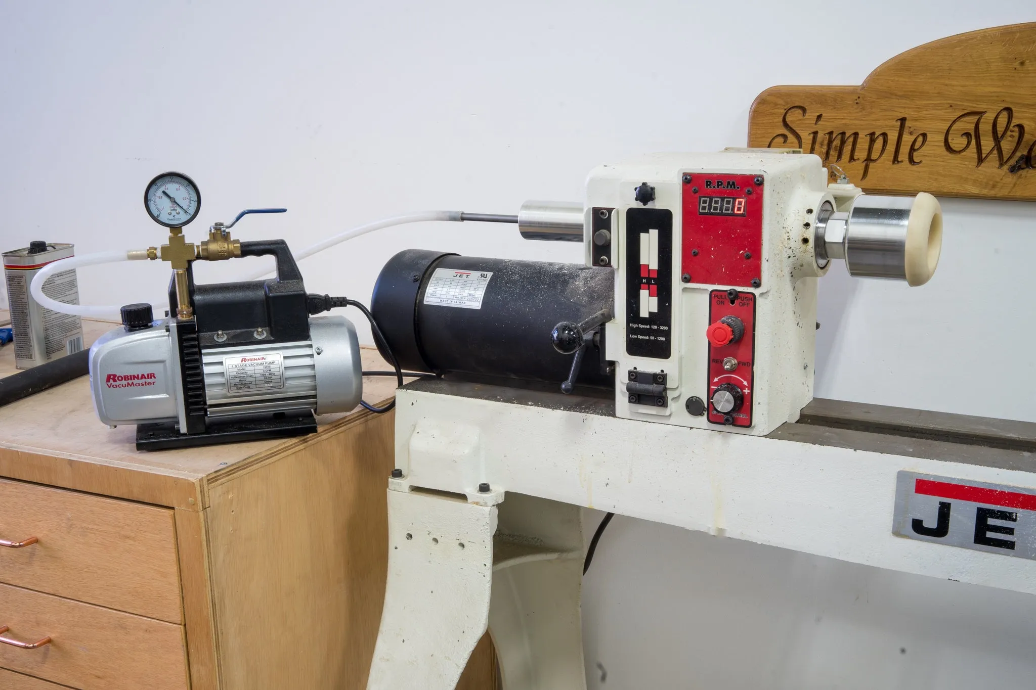 Vacuum Chuck for Wood Lathe- Holds Bowls Secure for Finishing