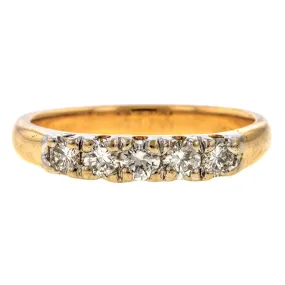 Vintage Diamond Wedding Band Ring