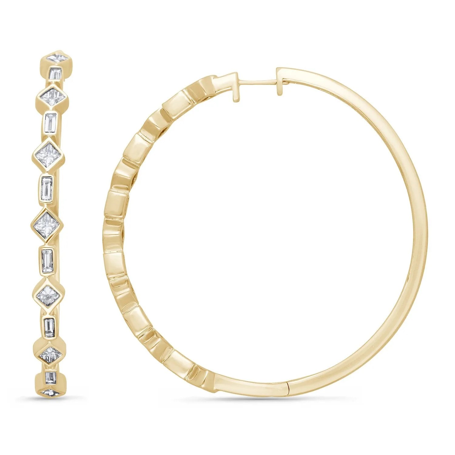 Yellow Gold Diamond Legendary Earrings