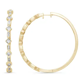 Yellow Gold Diamond Legendary Earrings